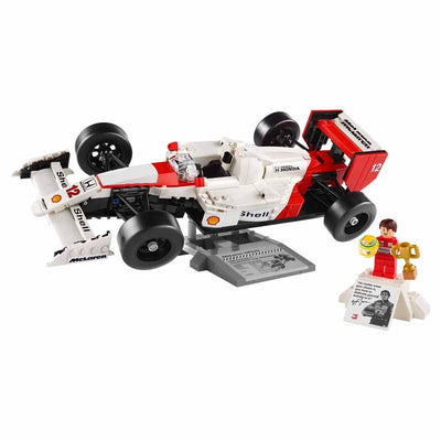 LEGO Icons McLaren MP4/4 & Ayrton Senna F1 Race Car Model kit for Adults - Gift for Father's Day - incl. a Race Driver Minifigure - Home or Office Desk Décor - 10330