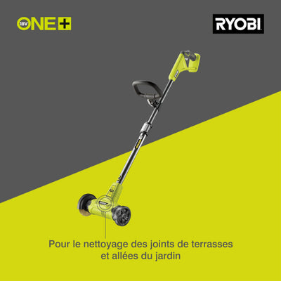 Ryobi RY18PCA-0 18V ONE+ Patio Cleaner with Wire Brush (Bare Tool), Hyper Green