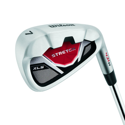 Wilson Amazon Exclusive Beginner Complete Set, 10 golf clubs with stand bag, Men's (right hand), Stretch XL, Black/Grey/Red, WGG157551