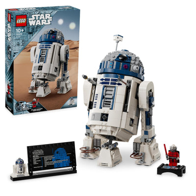 LEGO Star Wars 75379 R2-D2 Building Toy - Play and Display Droid Figure with Rotating Head, Periscope & Tools - incl. a Darth Malak Minifigure - Gift for 10+ Year Old Boys & Adult Fans
